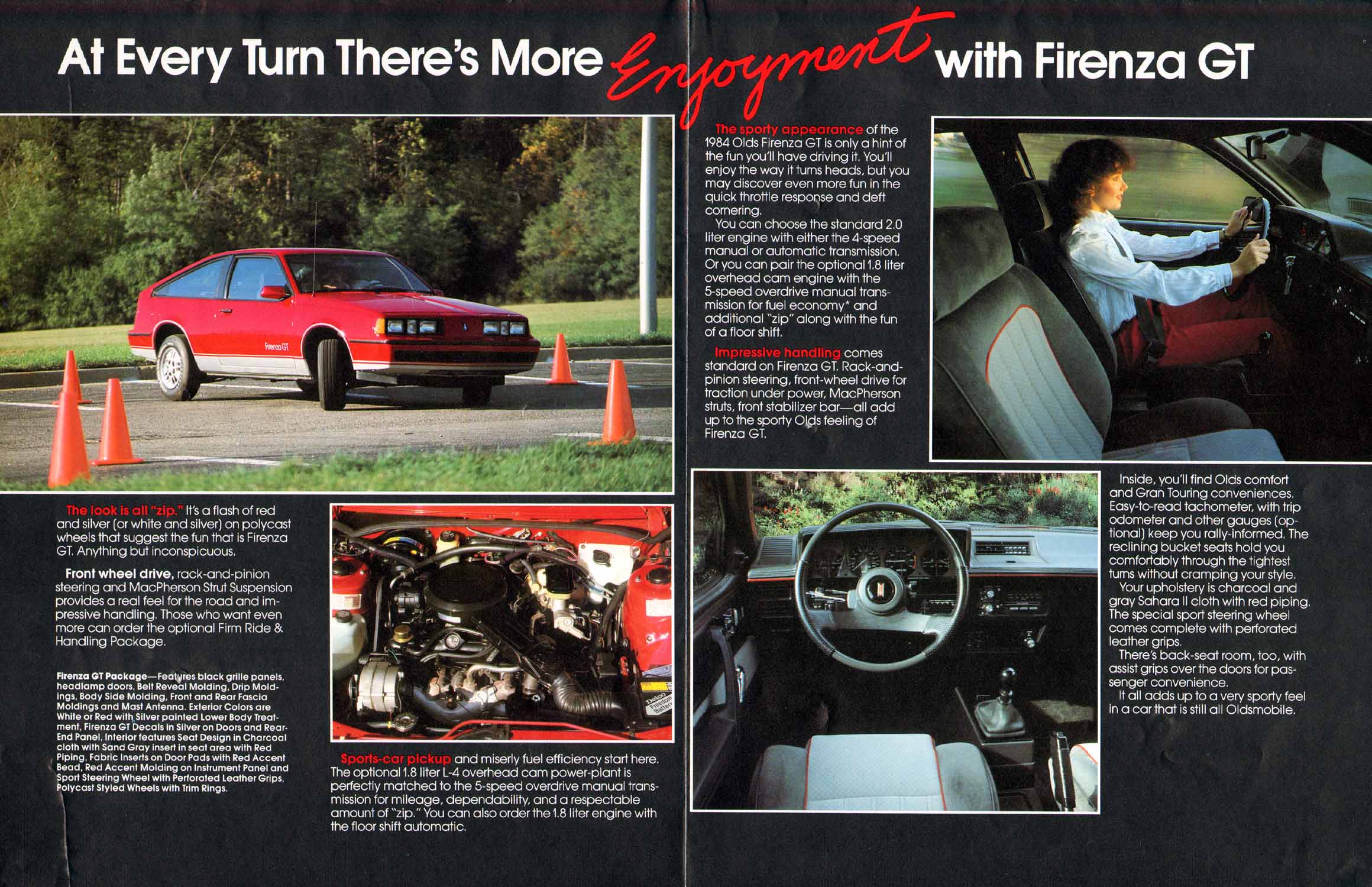 1984 Oldsmobile Firenza GT Brochure Page 4